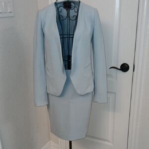 The Limited Light Blue Skirt Set